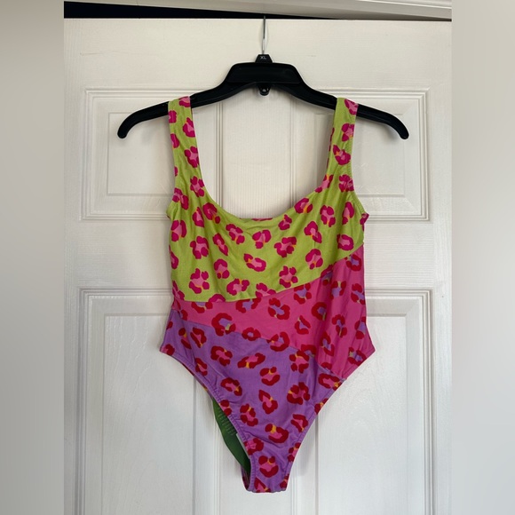 FARM Rio Maxi Leopard Patch One Piece Swimsuit - Picture 3 of 5